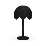 Scalloped Rattan Table Lamp