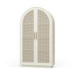 Vannes Wardrobe W/ Rattan Door