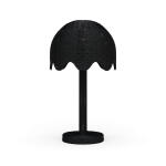 Scalloped Rattan Table Lamp