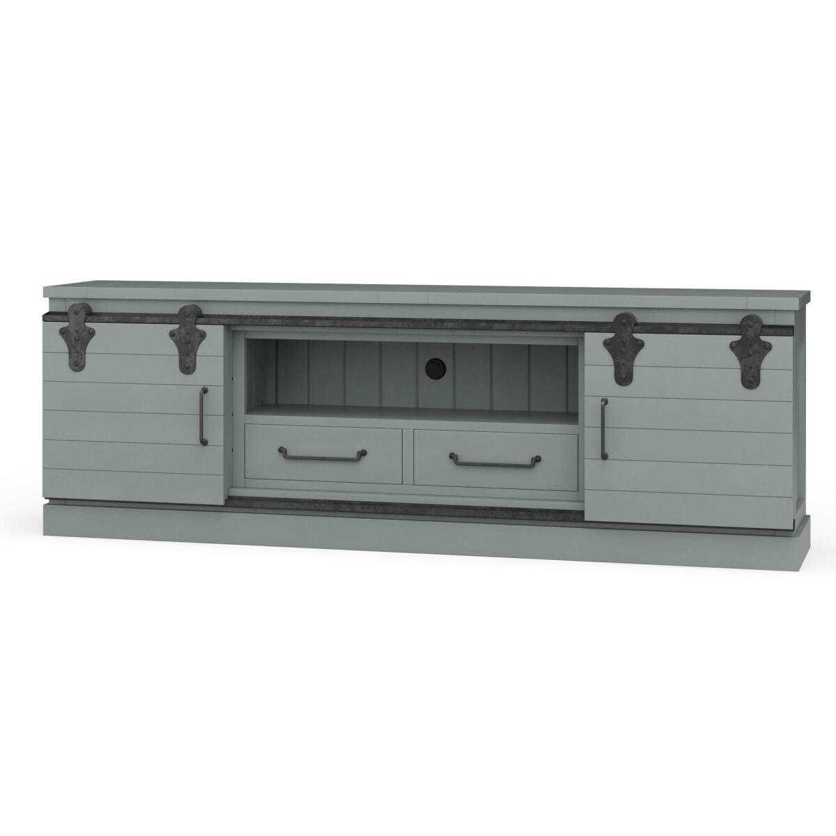 411aba6b4099b6e696014718c08425e8 Sonoma Narrow Media Console 84'' - Image 1