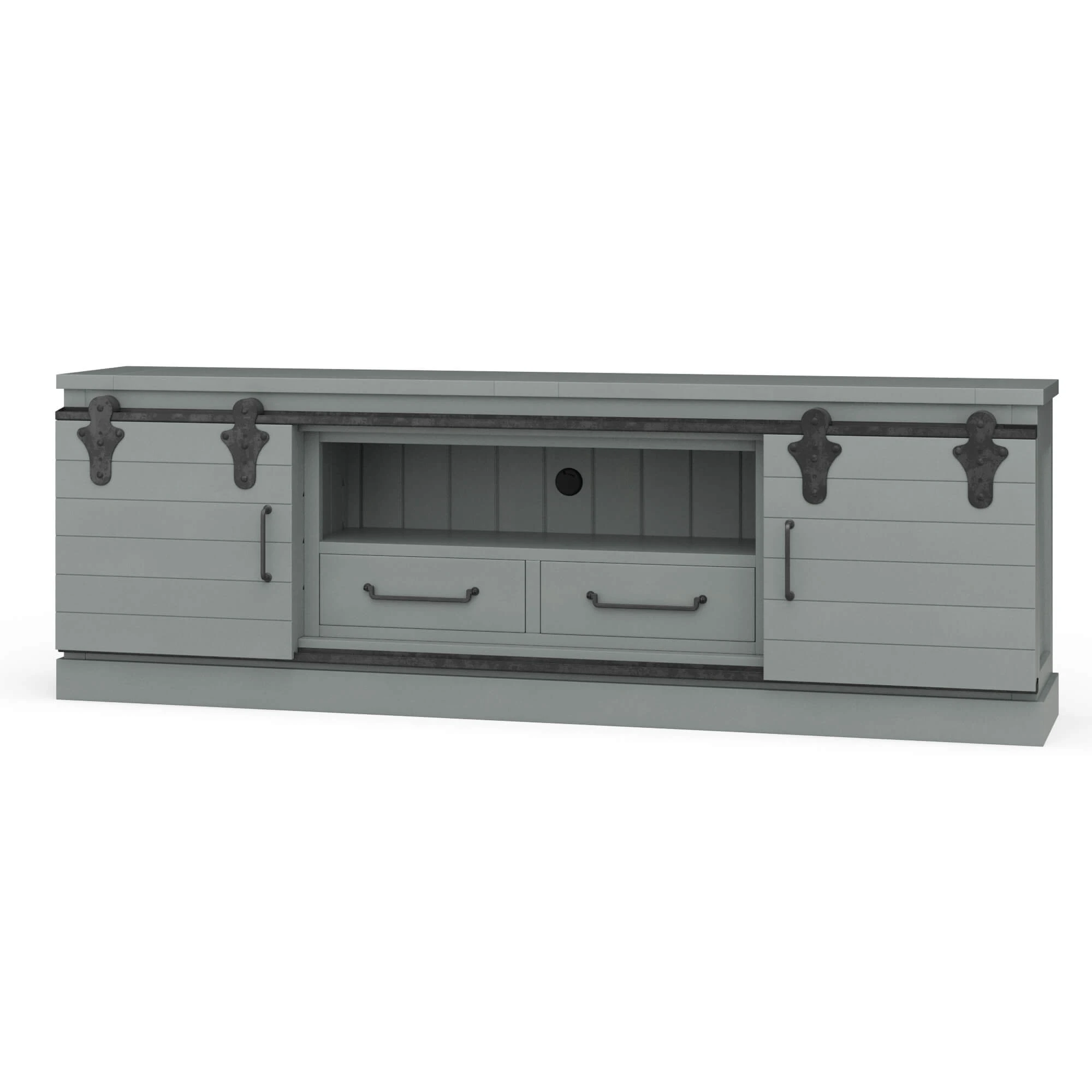 411aba6b4099b6e696014718c08425e8 Sonoma Narrow Media Console 84'' - Image 1