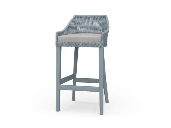 Savanah Rattan Barstool W/ Seat Cushion Barstools Barstools