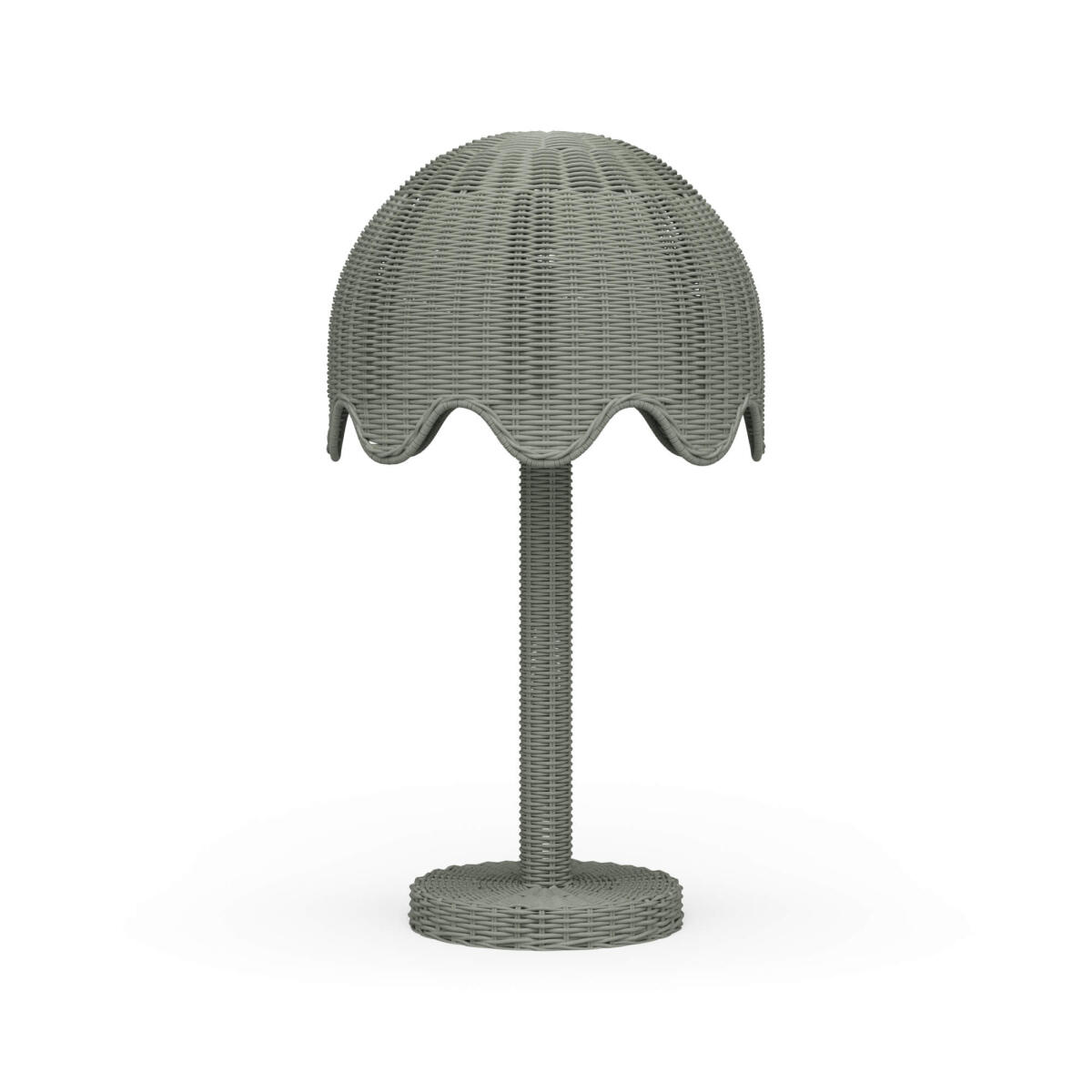 43e39ce6aeff2a3a3d4a04db1e7c287c Scalloped Rattan Table Lamp - Image 1
