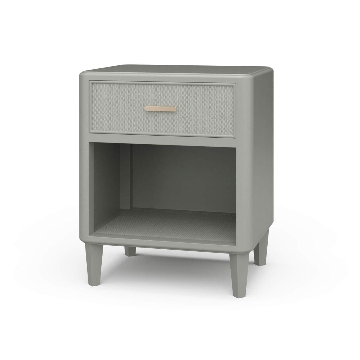 48915f5a4019266377d5501adca40c65 Lexington 1 Drawer Bedside Table W/ Rattan - Image 1