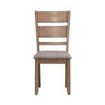Brook Bay Slat Back Uph Side Chair (RTA) Chairs & Benches Brown 11