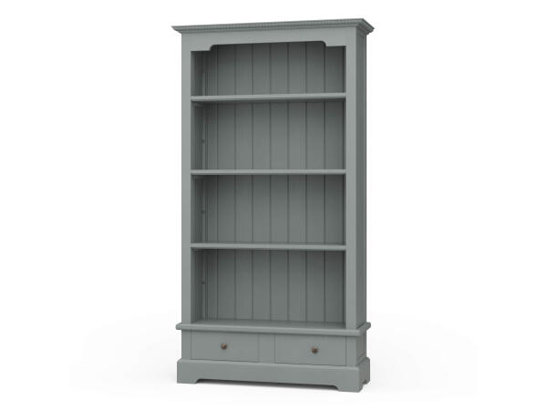 Manchester 2 Drawer Bookcase Bookcases Blue
