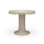 Scalloped Round Bistro Table