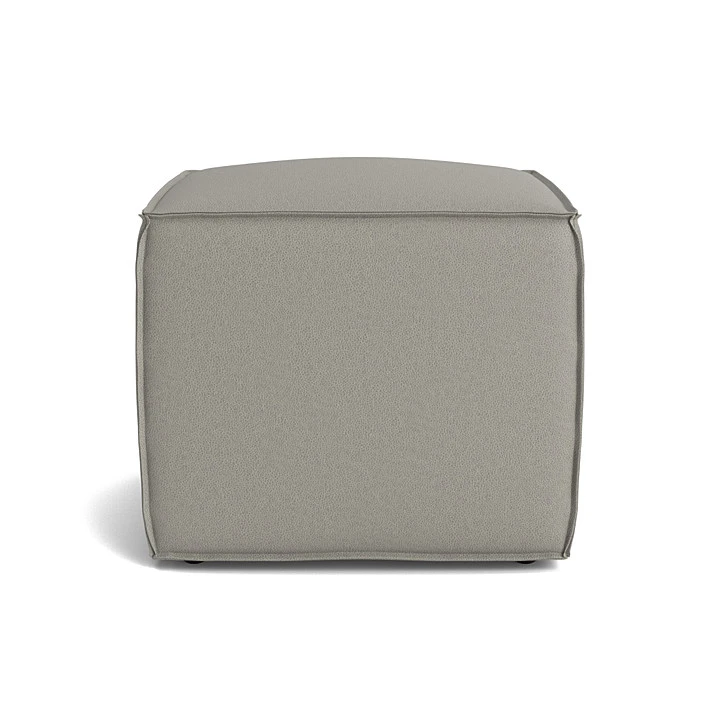 4c0bc518cc75664385feca86cd6801e4 Rhonda Square Leather Ottoman - Image 1