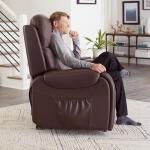 Uc671 5-zone Power Recliner Lift Chairs Brown 26