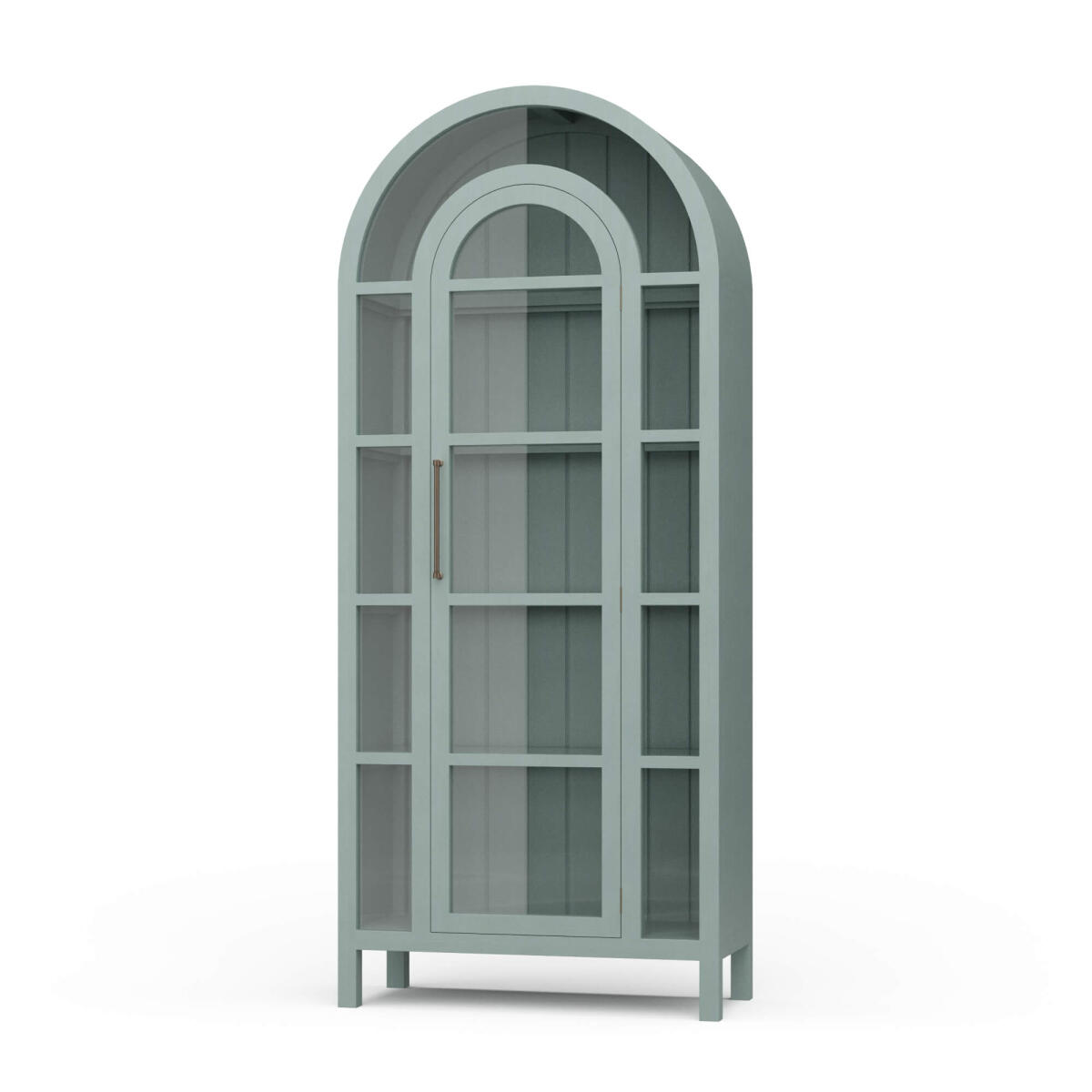 55db8579cc3e9861658f0adcd59449f0 Vannes Display Cabinet W/ Glass Shelves - Image 1