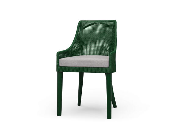 Savanah Rattan Dining Chair W/ Seat Cushion Chairs & Benches Bramble