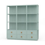 Cohan Open Cabinet W/ 6 Drawers