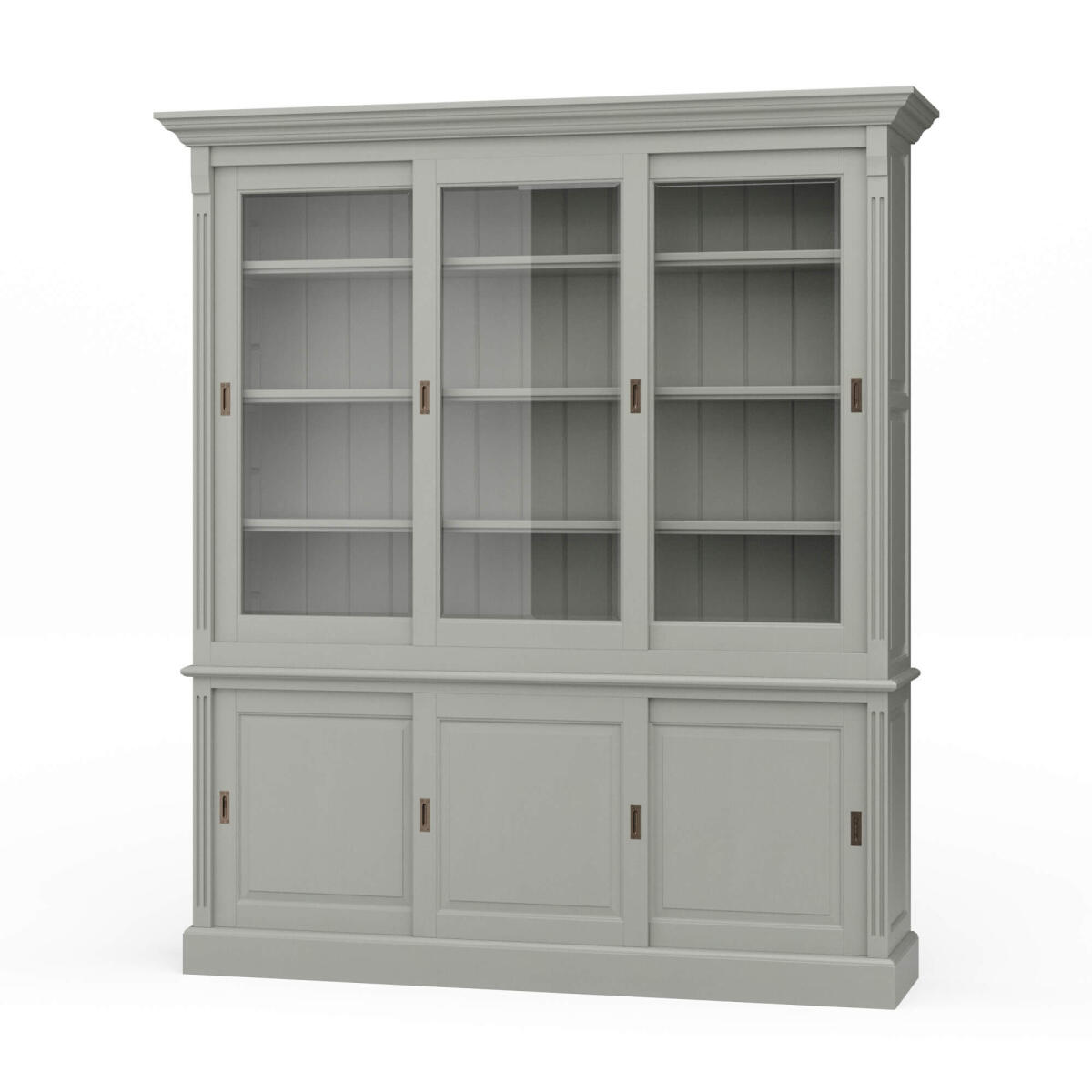 Hudson 88” Bookcase W/ 3 Sliding Doors Bookcases Bookcases 2 Hudson 88” Bookcase W/ 3 Sliding Doors Bookcases Bookcases 2