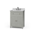 Shutter Vanity W/ Sink & Marble Top