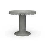 Scalloped Round Bistro Table