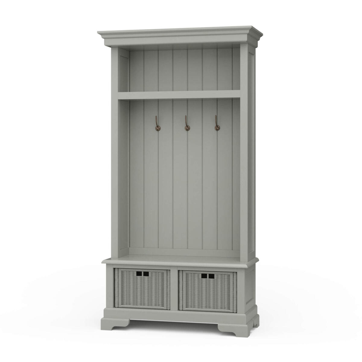 60067f1a31ae138502e28f0393ac6689 Homestead Hallstand W/ Rattan Baskets - Image 1
