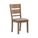 Brook Bay Slat Back Uph Side Chair (RTA) Chairs & Benches Brown 10
