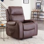 Uc671 5-zone Power Recliner Lift Chairs Brown 27