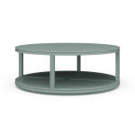Cohan Round Coffee Table W/ Rattan