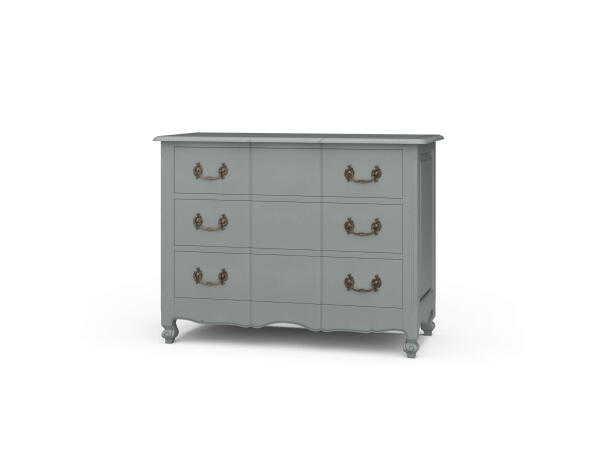 Provence 3 Drawer Dresser Large Dressers Blue