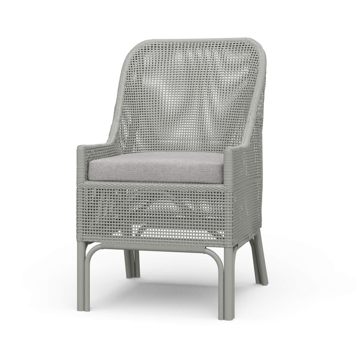 69168bc8df27471e226ad21ef01bf544 Cristo Rattan Dining Chair W/ Seat Cushion - Image 1