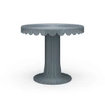 Scalloped Round Bistro Table