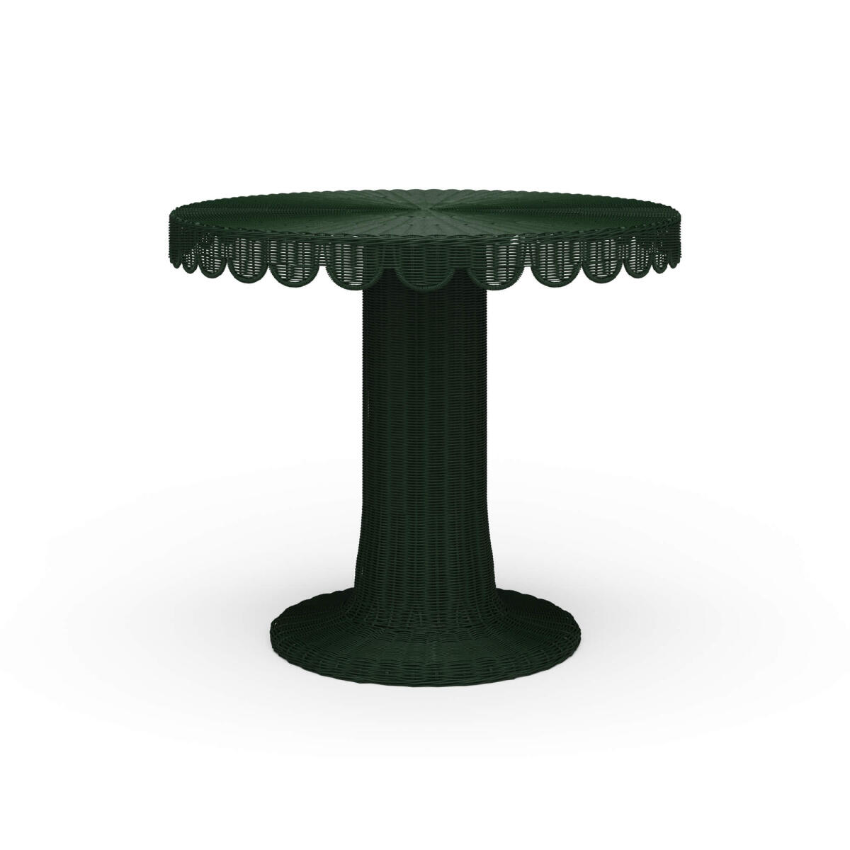 6c38138f2fa774c244c0a6d1fbd6118f Scalloped Round Bistro Table - Image 1