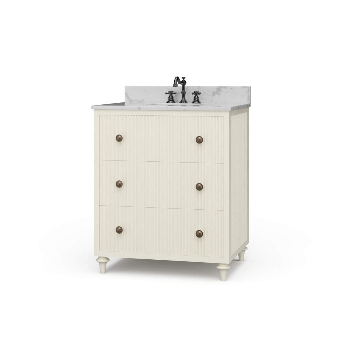 6d9cb89c26e982aedabf0a0b822ee421 Kraton Single Vanity W/ Sink & Marble Top - Image 1