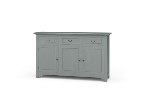 Aries Sideboard W/ 3 Doors Dining Storage Blue