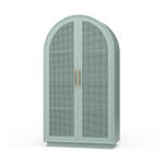 Vannes Wardrobe W/ Rattan Door
