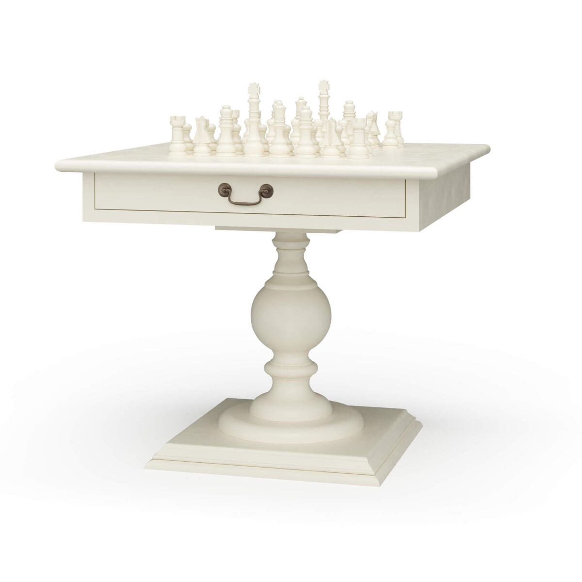 6feed68ea98ddfa83d9dcd855c53c11f Gloucester Chess Table W/ Drawer - Image 1