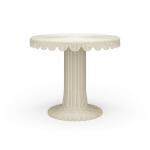 Scalloped Round Bistro Table
