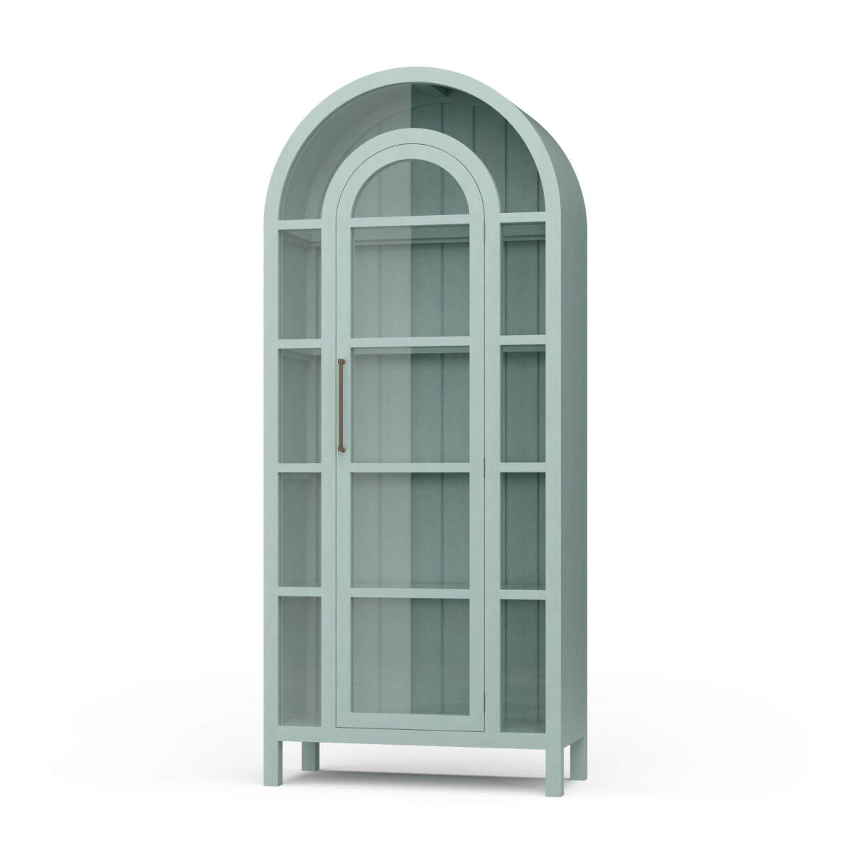 711f2ae981f9d9722be300b949b20de0 Vannes Display Cabinet W/ Glass Shelves - Image 1