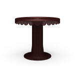 Scalloped Round Bistro Table