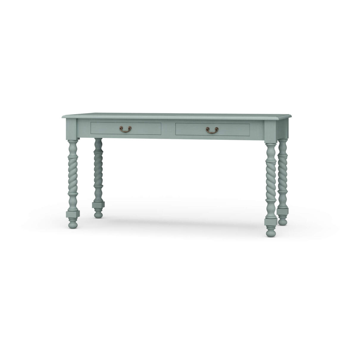 73f80df8ea31fe13c05d5c7ca0be6892 Console Desk W/ Barley Twist Leg - Image 1