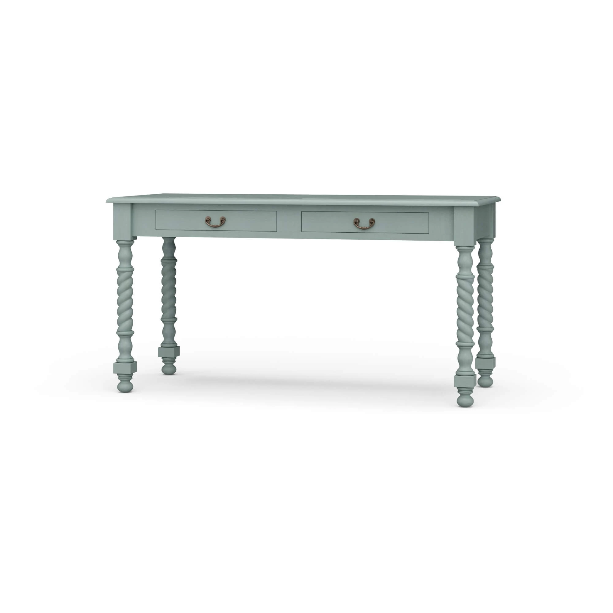 73f80df8ea31fe13c05d5c7ca0be6892 Console Desk W/ Barley Twist Leg - Image 1