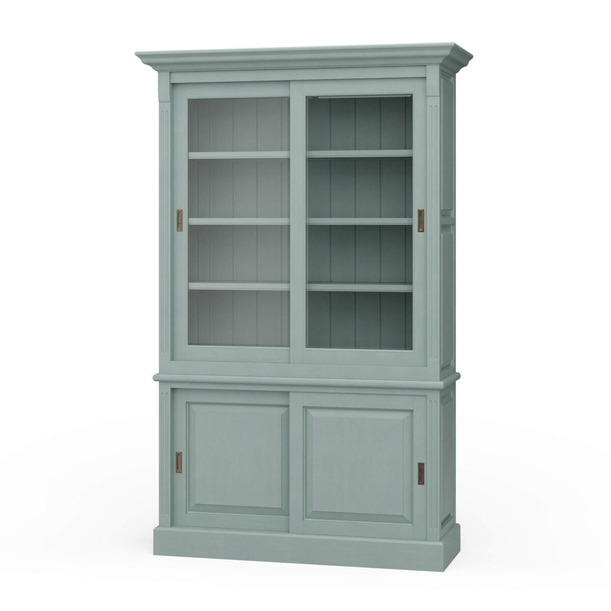 75c0c88677172b4ca4163da9602a1bfd Hudson 88'' Bookcase W/ 2 Sliding Doors - Image 1