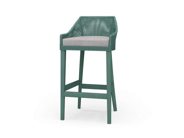Savanah Rattan Barstool W/ Seat Cushion Barstools Barstools