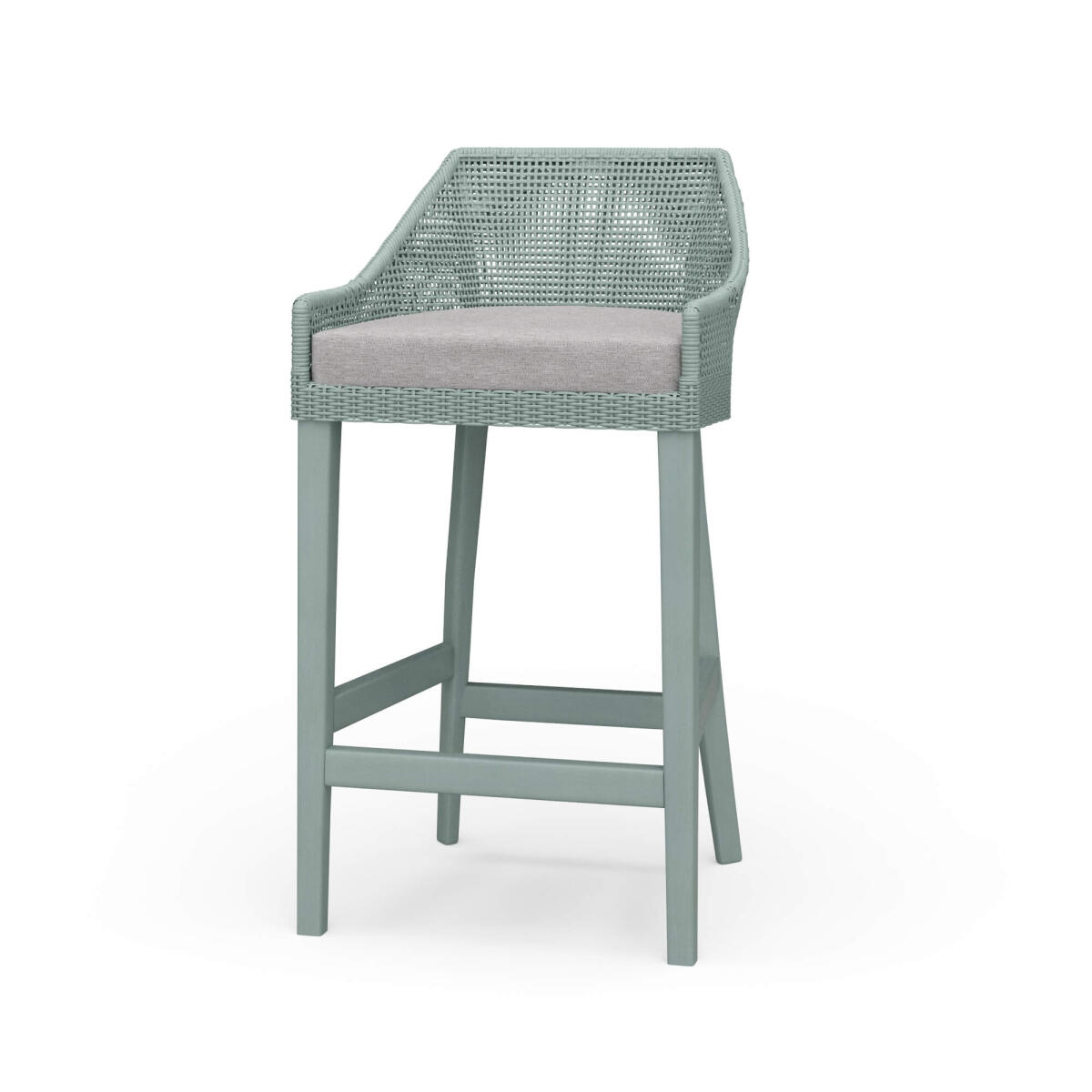 7a078f36e8f4a34cab6366fd8ce9c5e2 Savanah Rattan Counter Stool W/ Seat Cushion - Image 1