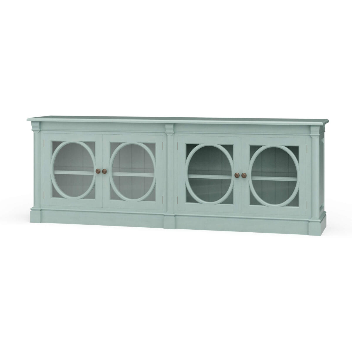 7ac5205e72da41ef4280c521f150baba Fiona 4 Door Buffet W/ Glass Shelves - Image 1