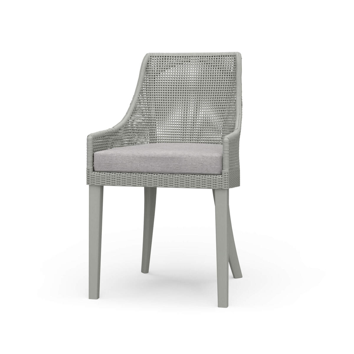 7bbb23c691fc496128ef8ab40889e317 Savanah Rattan Dining Chair W/ Seat Cushion - Image 1