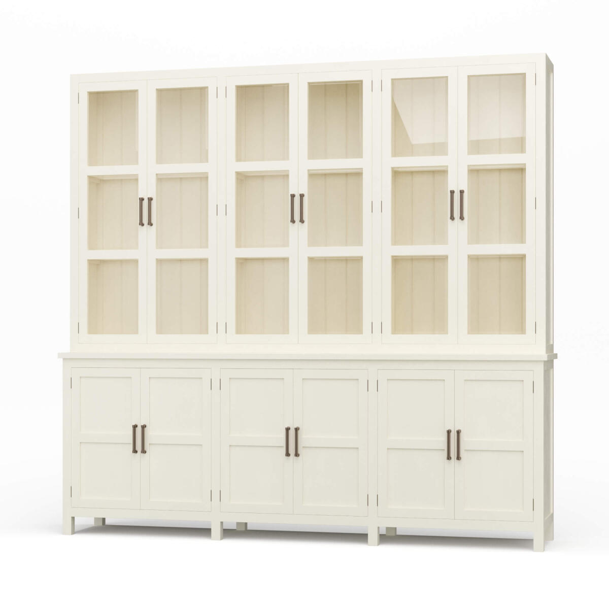 7bf3a51d9d3a888c0ea7db611c209b5f Madrone 12 Door Display Cabinet W/ Glass Shelves - Image 1