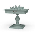 Gloucester Chess Table W/ Drawer