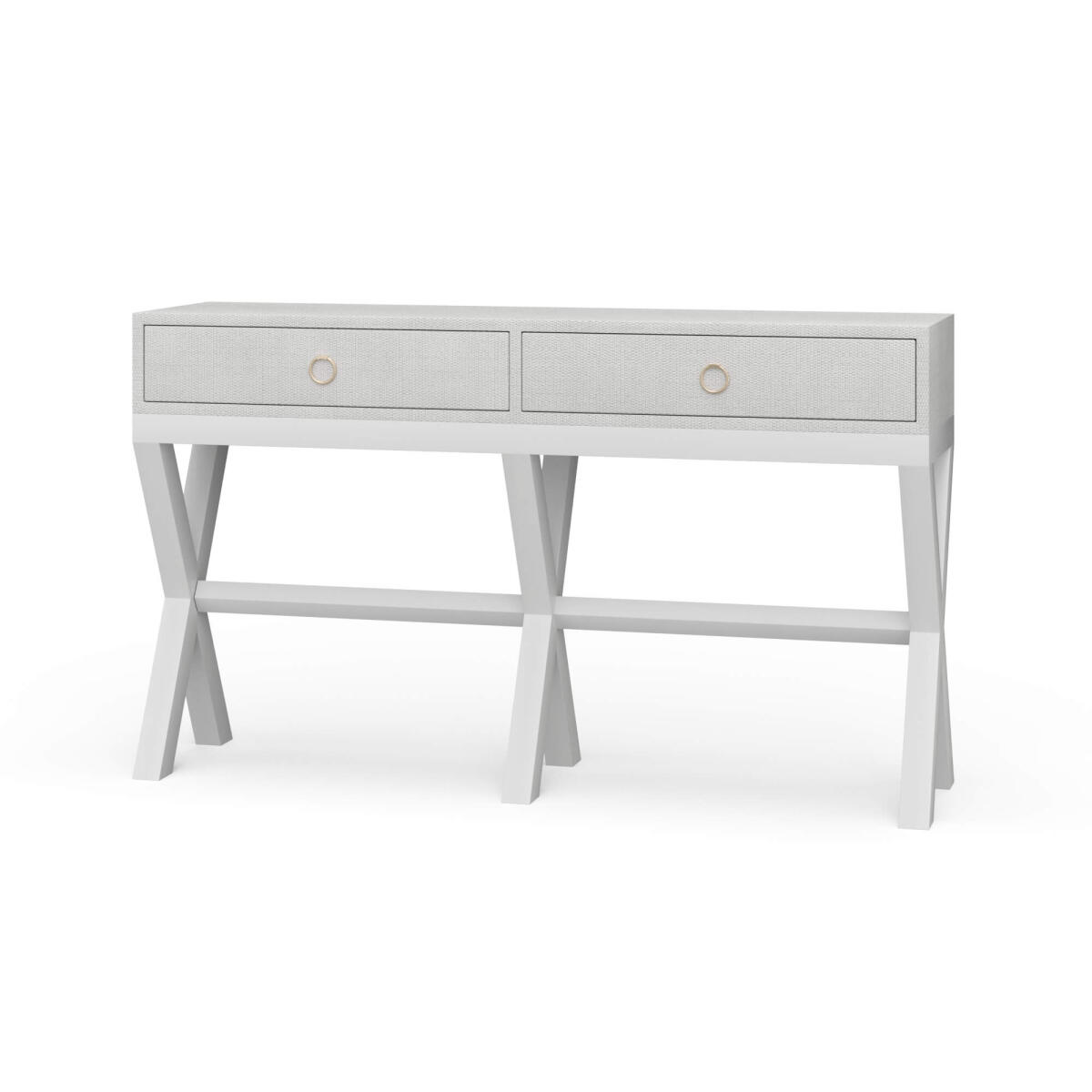81ffb6180b43f4ea978e0525792e4068 Renoir Console W/ Rattan - Image 1