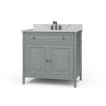 Nantes Single Vanity W/ Sink & Marble Top