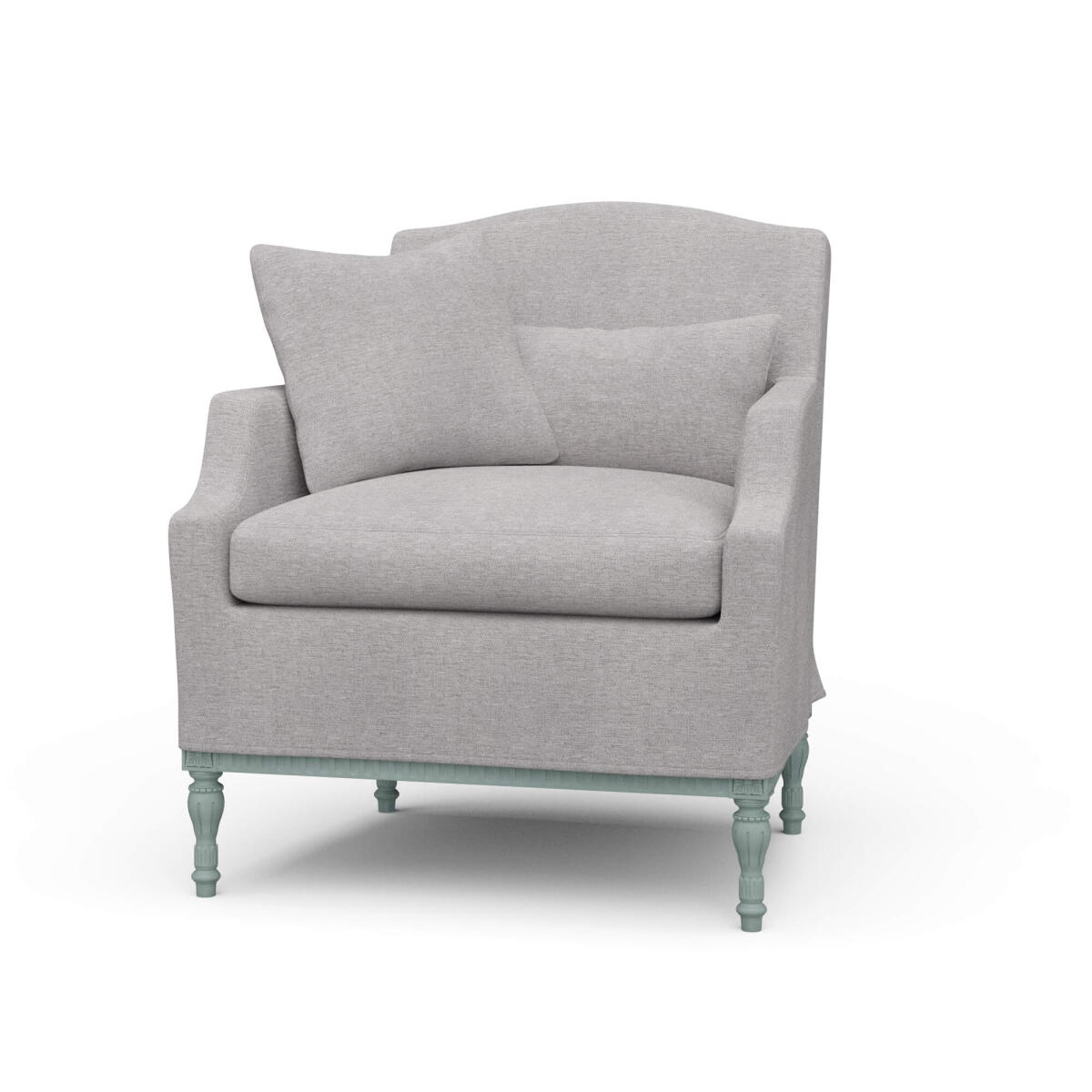84bb2994b72ef52ac96bdd76b780d77c St.james Slipcoveed Chair - Image 1