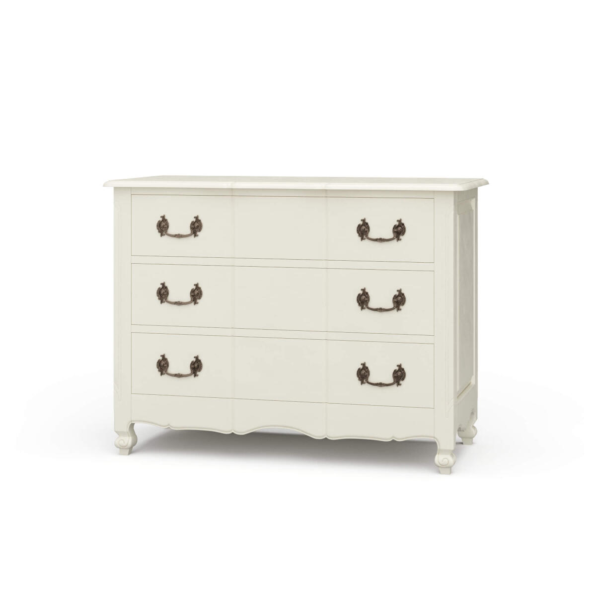 85030d28eb52f324e8543595a599216d Provence 3 Drawer Dresser Large - Image 1