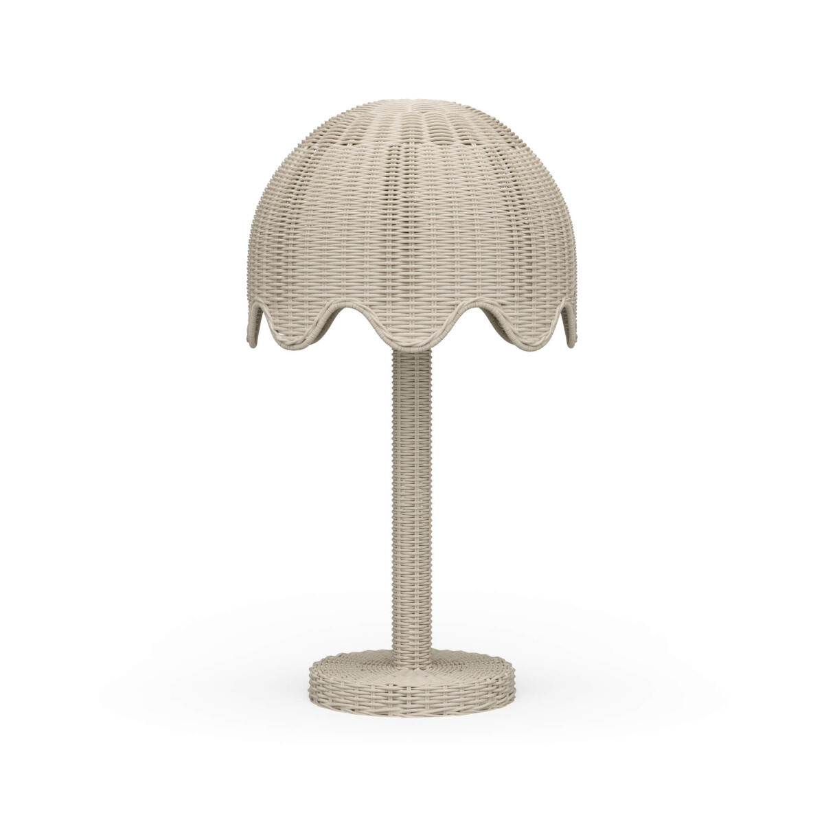 851d2bb8f9f5e1779f195934ffd62aa3 Scalloped Rattan Table Lamp - Image 1