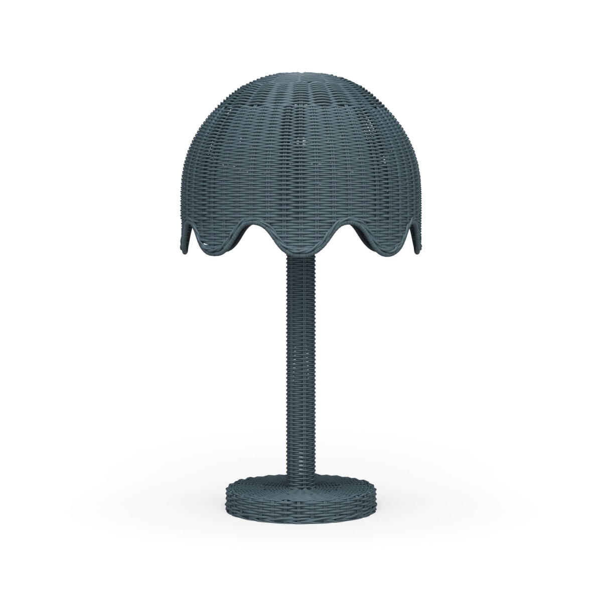 85209049991312a263e8348a827f7eba Scalloped Rattan Table Lamp - Image 1