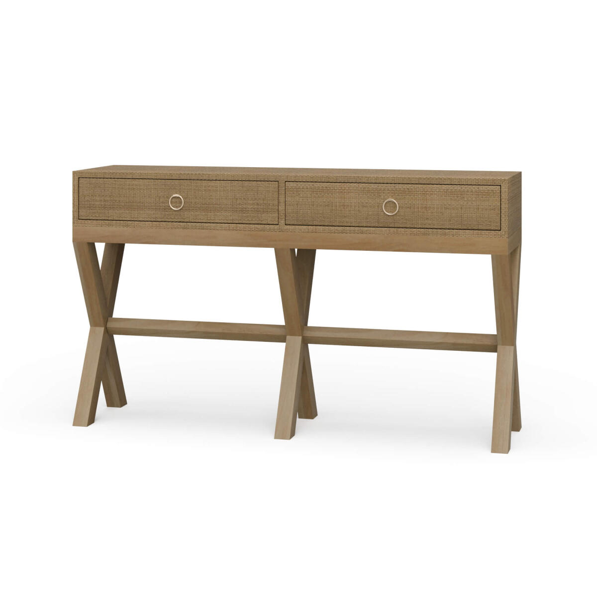875b1338c75b55451911af5d6005cc61 Renoir Console W/ Rattan - Image 1